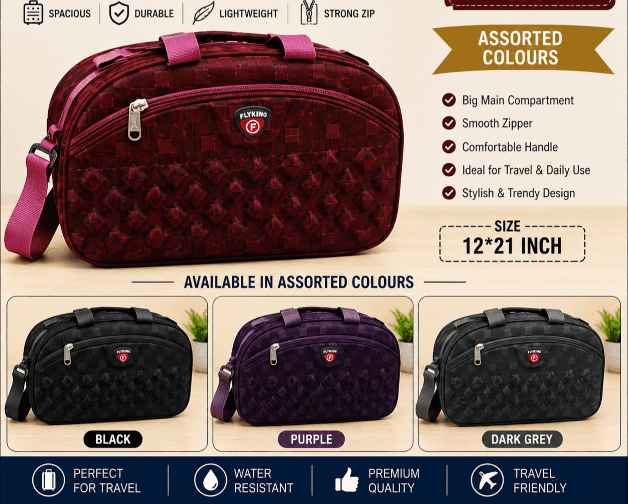Travelling and wheel bags